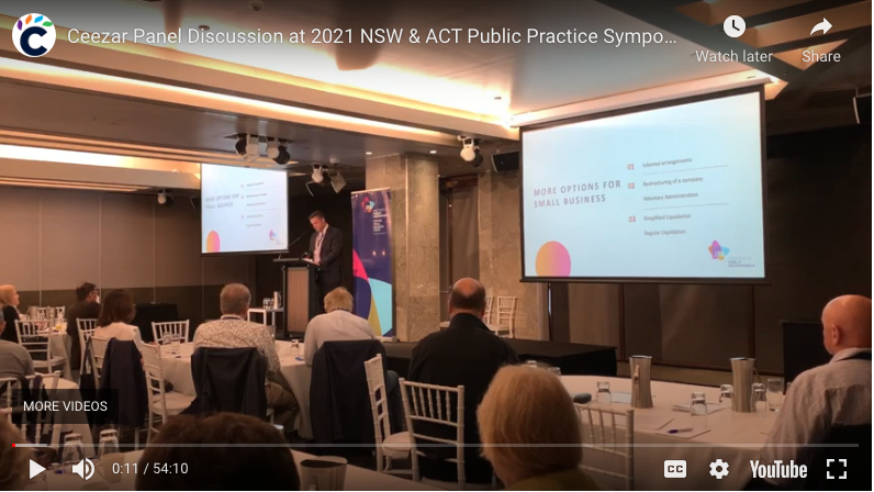 Ceezar Panel Discussion at 2021 NSW & ACT Public Practice Symposium